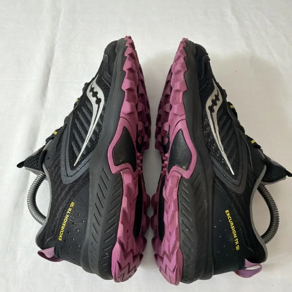 Saucony Excursion TR 15 Shoes Womens Sz 10 Black Pink S10668-34 Trail Running - Picture 7 of 16